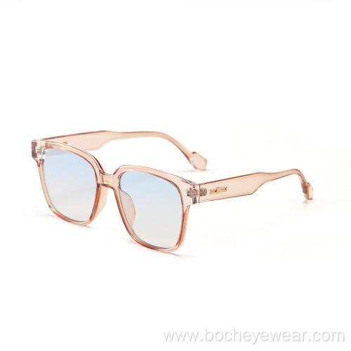 wholesale orange color sunglasses classic big frame unisex fashion sunglasses